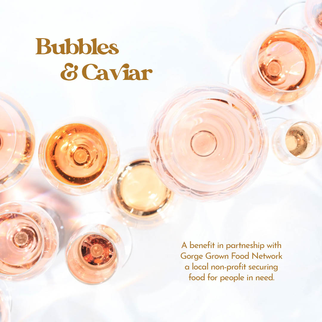 Bubbles and Caviar event banner